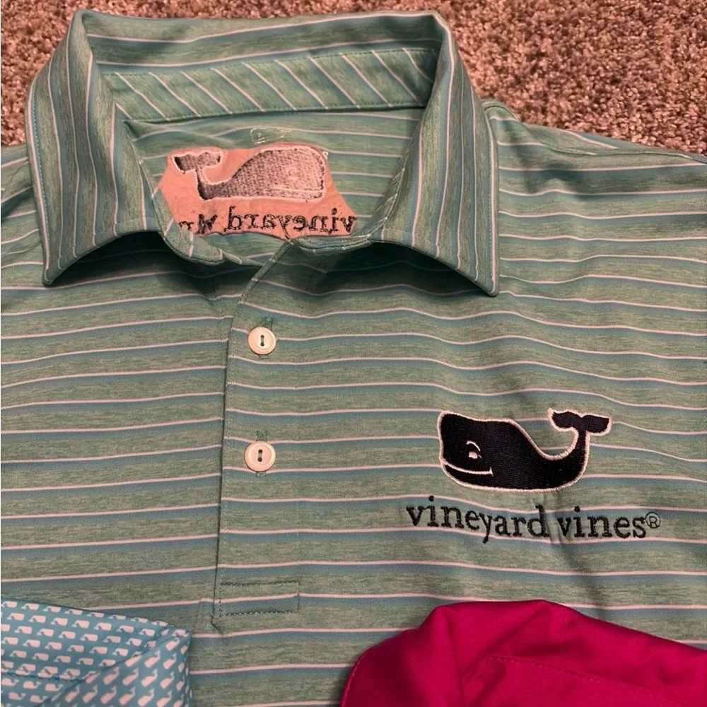 Vineyard Vines Mens Golf Polos - Picture 2 of 6